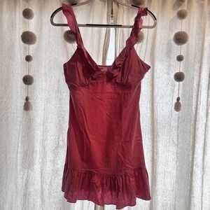 Elodie- Pink Zippered Mini Sundress Size M